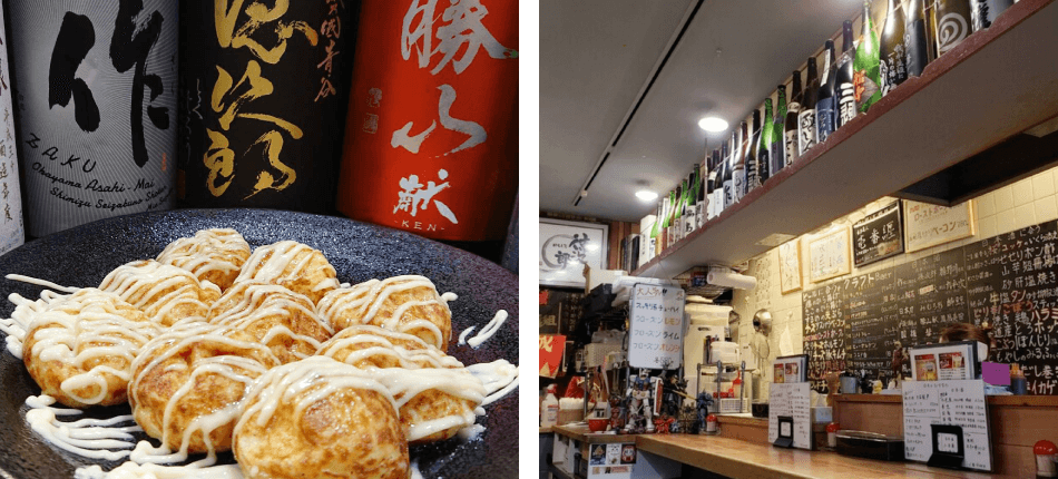 大阪で飲食店のメニュー・販促物の制作は「おいしいデザイン.com」 PoPoki 店内・料理画像